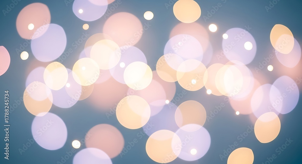 Obraz premium Soft Blur Circle Light Illumination Elegant Design Abstract Background