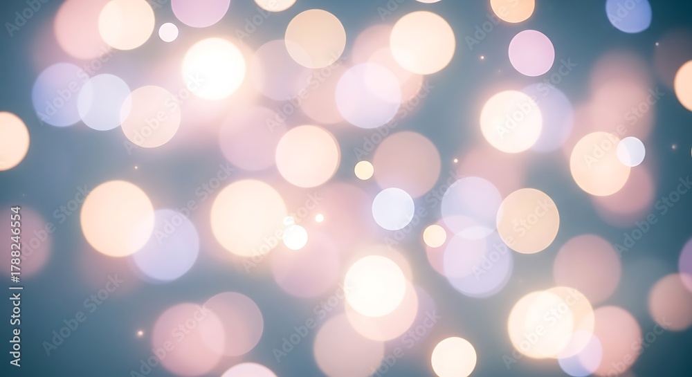 Obraz premium Soft Focus Bokeh Light Effect Abstract Blur Background Illustration