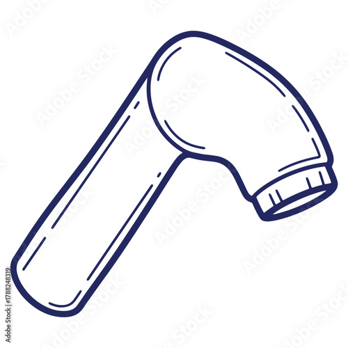 Modern style lint remover design for clothes and furniture showing simple lines and shapes for a clean aesthetic