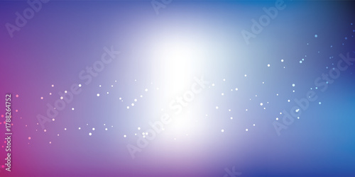 Abstract Cosmic Nebula with Glowing Particles and Vibrant Hues.