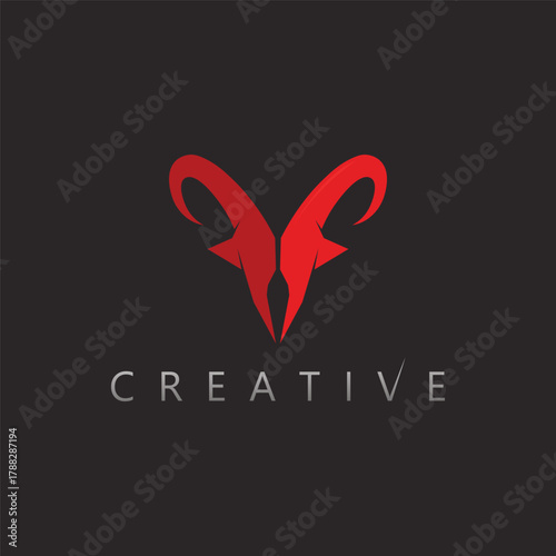 horn vector symbol inspired by nature’s strength and endurance for logo design