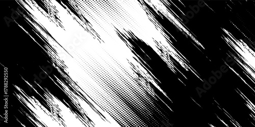 Tire tracks background for rally, drift, motocross, off-road and other auto and motorsport. Black tire marks on a white background with a worn effect and splashes of dirt. Vector isolated texture