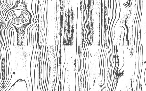 abstract grunge texture with vintage distressed grain set effect, wooden rough black and white texture vector. Distressed overlay texture. Vector Illustration vector design on transparent background. 