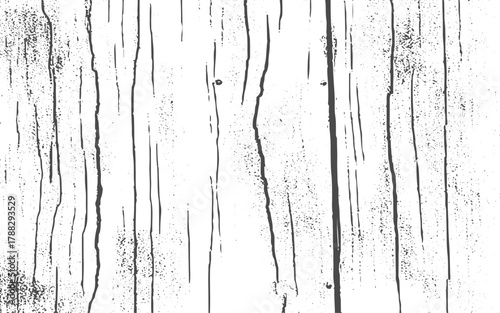 grunge wood Grunge grain scratched texture Old worn overlay vector black and white distressed.Black grunge background on white.