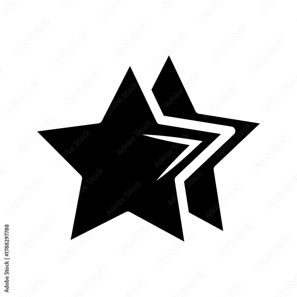 Fototapeta premium star icon illustration vector icon