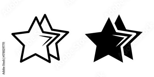star icon illustration vector icon