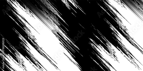 Tire tracks background for rally, drift, motocross, off-road and other auto and motorsport. Black tire marks on a white background with a worn effect and splashes of dirt. Vector isolated texture