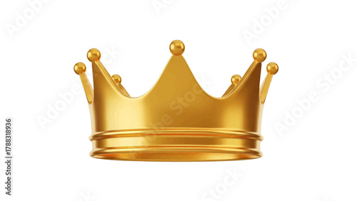 Vector illustration of golden crown with jewels