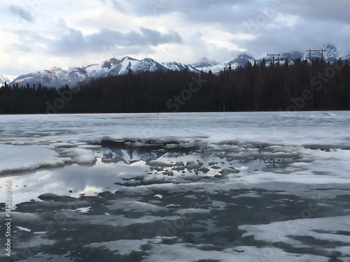 river in the mountains