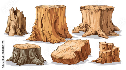 Professional Woodworking Materials Set with Tree Design