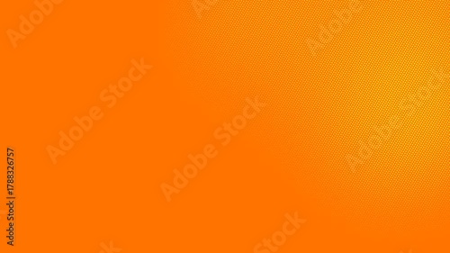 Abstract orange and yellow gradient wave background animation with halftone pattern and dot texture