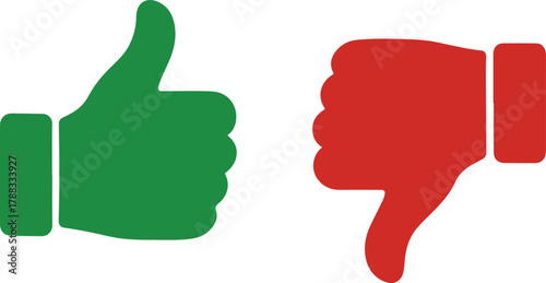 Thumbs Up and Thumbs Down Icon