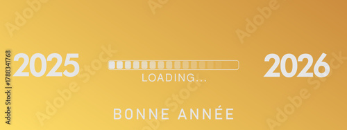 Bonne année - meilleurs vœux 2026 - vecteur pour affiche bannière salutation et célébration du nouvel an 2026.