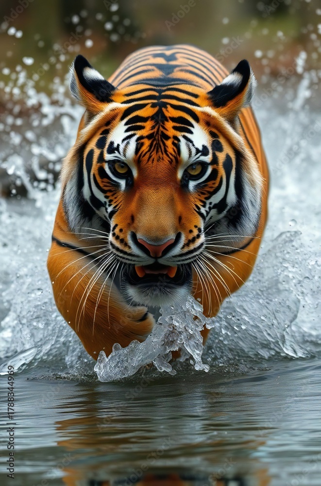 Naklejka premium Tiger