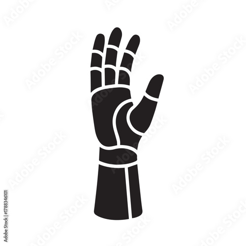Prosthetic hand symbolizing advanced medical technology