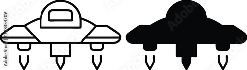 Black vector silhouette icon set of man, woman, and girl figures