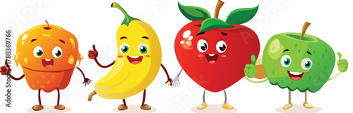 A cute vector cartoon illustration of colorful Easter eggs with spring flowers and a funny yellow baby chick bird