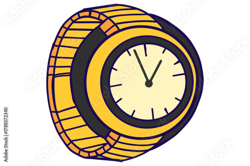 Golden Watch vector