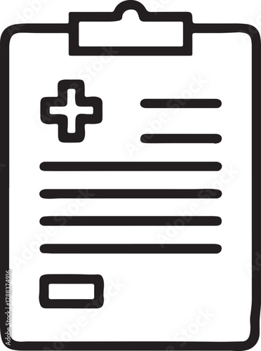 Medical record icon