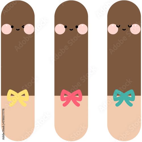 11월 11일 빼빼로데이 빼빼로 캐릭터 일러스트