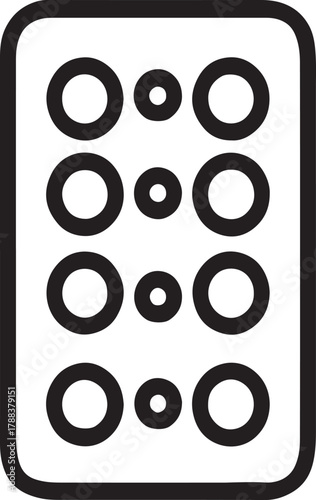 Braille alphabet dots