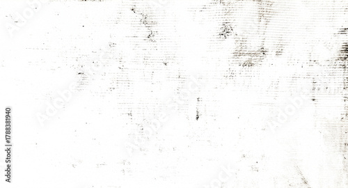 High-contrast white grunge texture with black scratches, stains and distressed surface, perfect for overlays, retro design, aged backgrounds, artistic compositions and creative graphics.