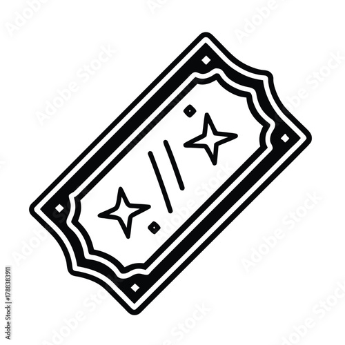 Colorful Scratch Card Sticker with Gold and Silver Premium Design