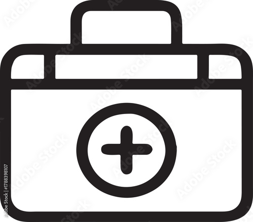 First aid kit icon