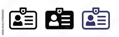 id card, identification, badge, access, security, personal, profile, icon, symbol, graphic, design, vector, black, white, blue, outline, silhouette, simple, clean, modern, business, administration, au