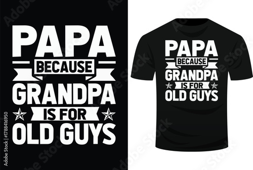 Funny Papa Art For Grandpa Men Dad Grandfather Father's Day Svg Design