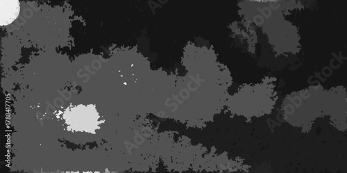 Abstract grayscale textured background with organic shapes and varied tonal contrast