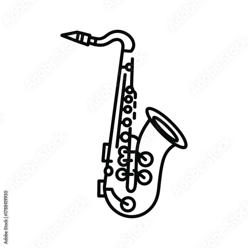 Saxophone illustration
