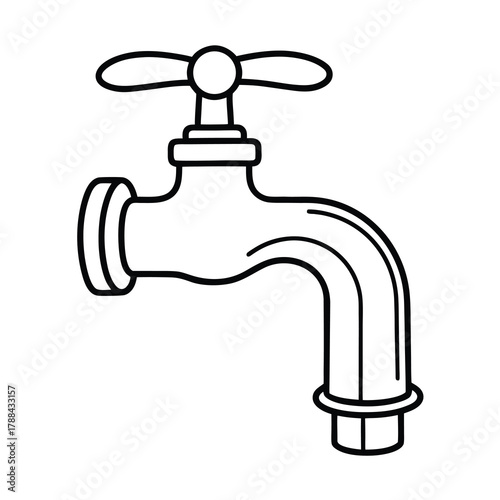 faucet with water drop