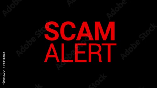 scam alert text