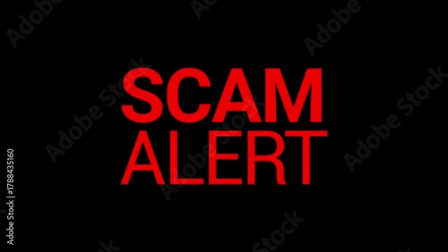 scam alert text