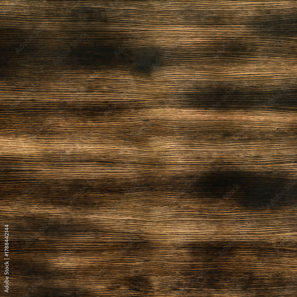 Fototapeta premium Dark Oak Charred Wood Texture