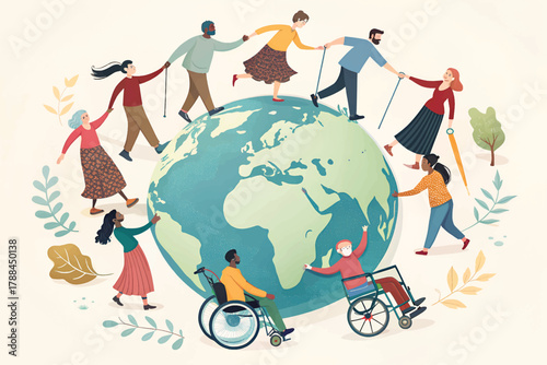 Inclusion people around the world