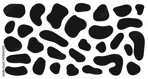 Abstract geometric shapes and lines in vibrant cmyk colors with clean typography