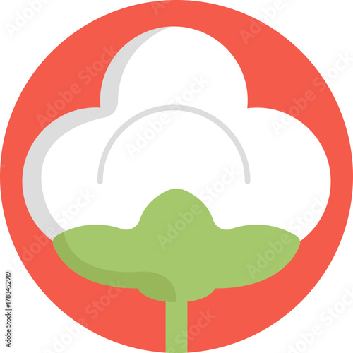 Represents soft, breathable cotton fabric used in clothing and textiles.