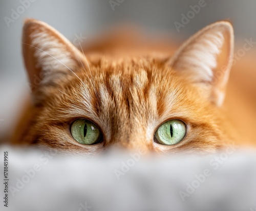 Cat resting peacefully, enjoying a cozy afternoon at home