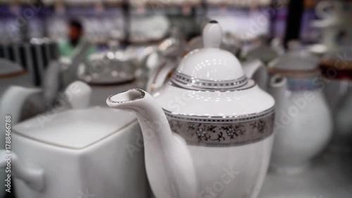 Stylish Ceramic Tea Kettle
