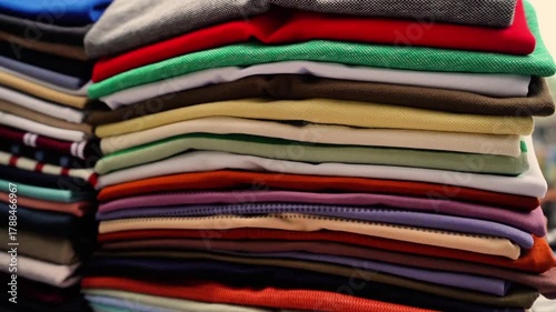 Colorful fabrics collection
