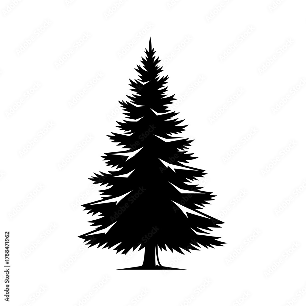 Obraz premium christmas tree vector