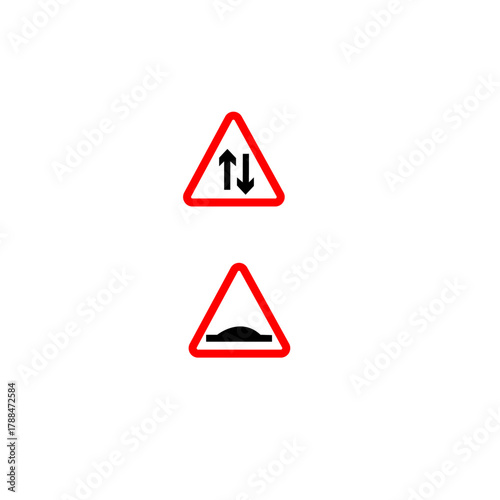 Caution high voltage electric risk symbol on a white background warning triangle sign illustration