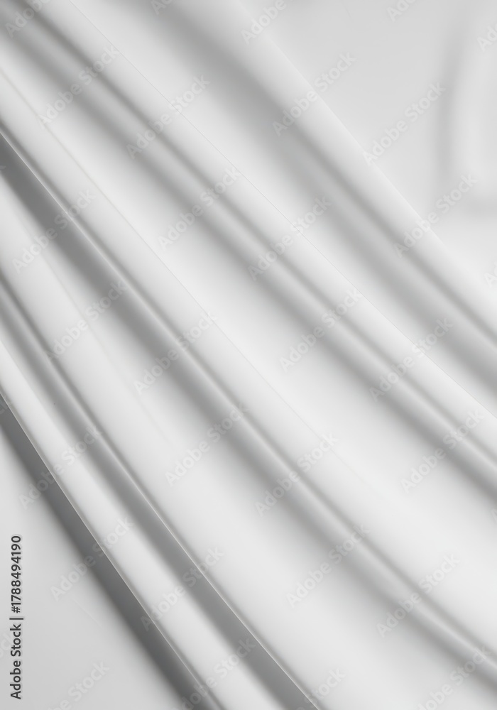 Obraz premium Universal, clean white backdrop featuring deep wrinkles, folds, and creases. Provides excellent copy space and a dynamic surface effect ,bright ,abstract ,texture