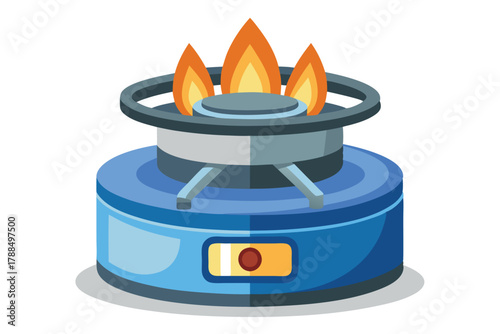 burner on white background