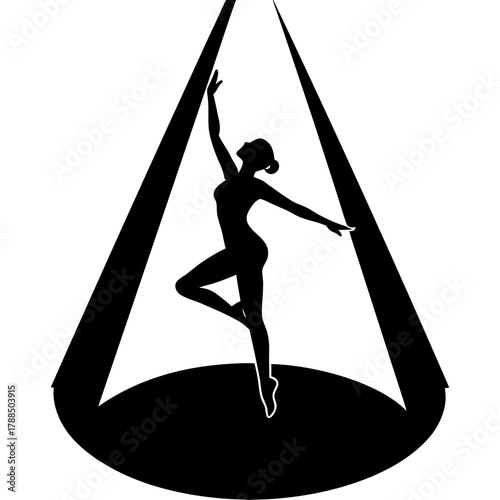 Silhouette of a dancer