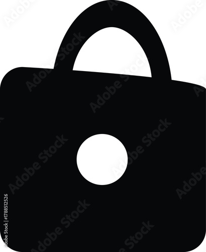 Black bag icon design