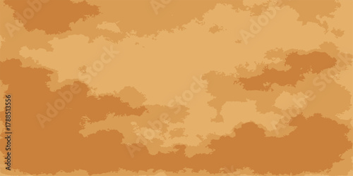 Antique grunge world map illustration with vintage paper texture