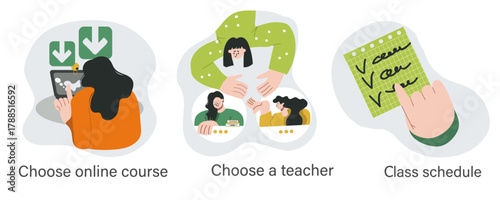 Educational Concept hand drawn illustration.